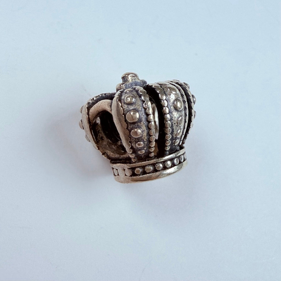 Pandora Moments Regal Crown Sterling Silver 925 Genuine Charm ALE Retired! - Picture 3 of 7